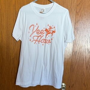 NWT White Yee Haw Graphic T-Shirt
